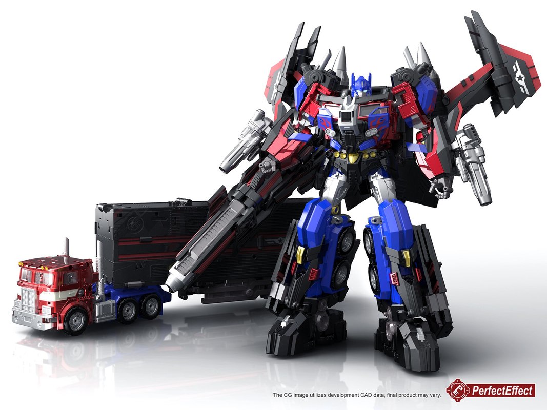 Perfect Effect Launches PE-DX10 Jetpower Revive Prime Unofficial Optimus  Prime With Trailer Armor